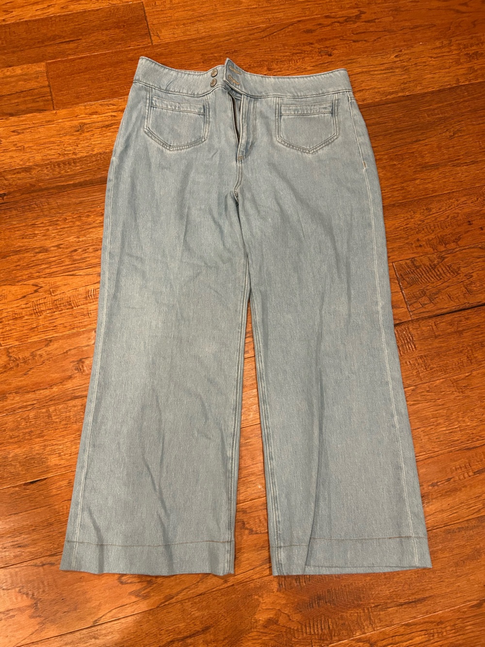 LOFT Light Blue Denim Jeans - Straight Cut